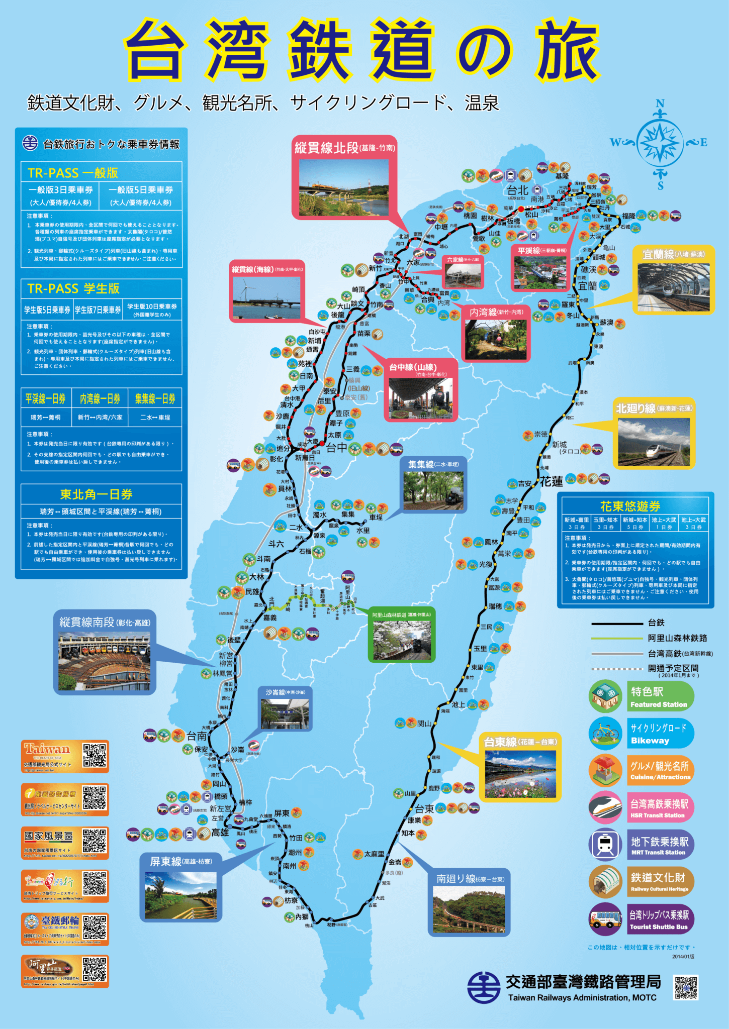 台鉄路線図