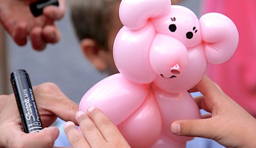 バルーンアートと子供たち?