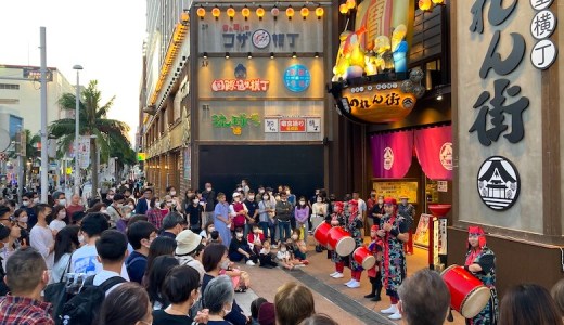 沖縄へ来たら国際通りのれん街へ！バルーンマン?しています♪
